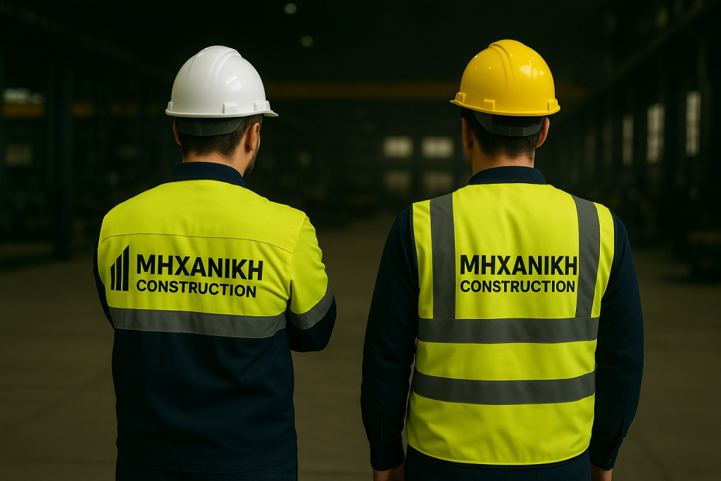 Michaniki Construction Corfu fotografies omadas