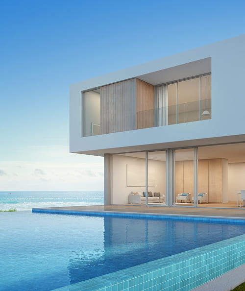 Michaniki Construction Corfu pisina ekswterikou typou