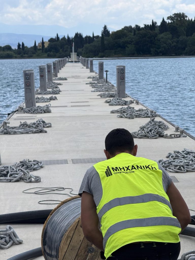 Michaniki Construction Corfu Marina Gouvion kataskeuh